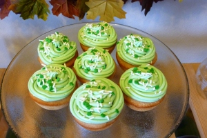 Irish Cream Cupcakes with Irish Cream Buttercream Frosting
