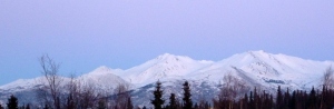 Chugach Mountain Range - January 26, 2013