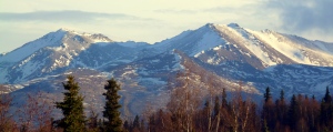 Chugach Mountain Range - January 28, 2014